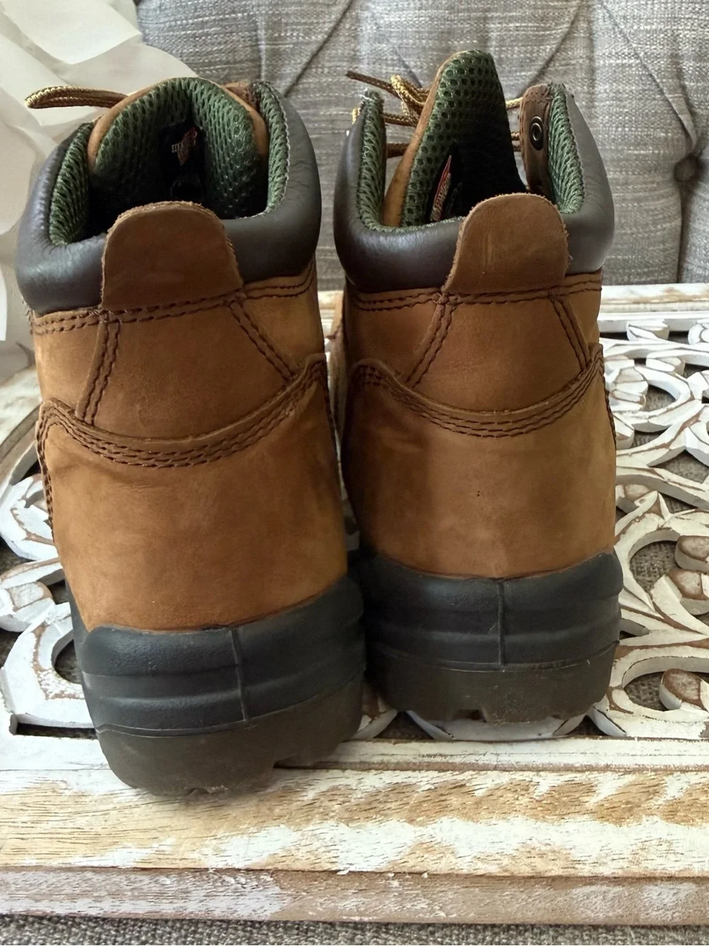 Red Wing King Toe Boots Shoes Brown Waterproof Lace-Up Work Boots 9